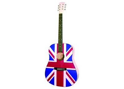Main Street MAUJ Dreadnought Acoustic Guitar - Union Jack