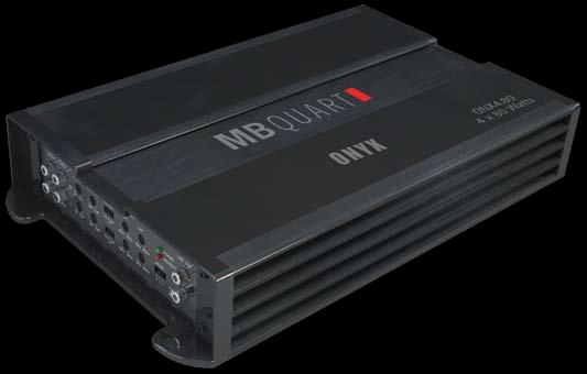MB Quart ONX1.1000D 1 x 475 @ 4 OHMS, 1 x 750 @ 2 OHMS, 1 x 1000 @ 1 OHM Mono Subwoofer Amplifier