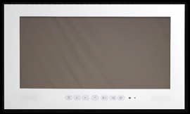 MB Quart SLW-42A-B/W 42 Waterproof Shower LCD HDTV with Speakers - Black/White Finish