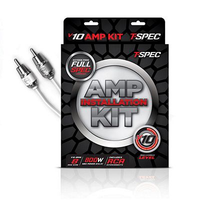 Metra V10-8RAK TSPEC 8 Gauge AMP KIT W/ RCA
