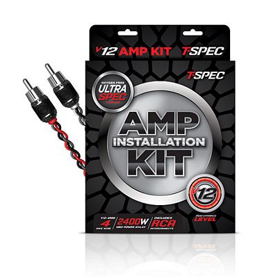Metra V12-4RAK TSPEC 4GA AMP KIT WITH RCA