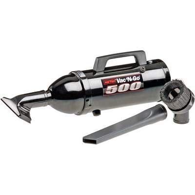 MetroVac VM4B500 Black Powder Coated Vac  N Go High-Performance Hand Vac