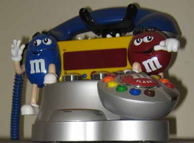 Mars M & M Phone with Clock and Radio