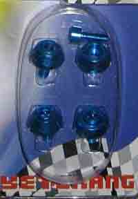 Vibes Blue Aluminum License Plate Screws Free with Orders Over $20