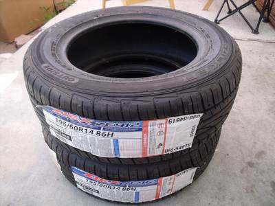 Falken Ziex 195/60 R14 86H Rated 65000 Mile All Season Performance Tires
