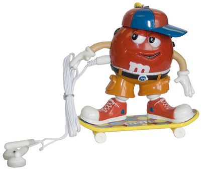 M&M M8MR2RB REFURB RADIO FM RED M&M STYLE CHARACTER SKATEBO
