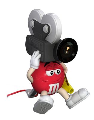 M&M M9CC1 RED USB WEBCAM M&M CHARCTR DESKTOP N NOTEBK COMPTB