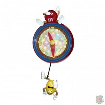 M&M M9WC1 PENDULUM WALL CLOCK 2 M&M STYLE CHARACTER CHIMES