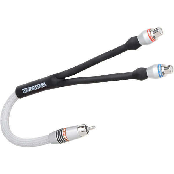 Monster Cable MPC I400 Y-2F XLN Xtreme Audio Y-Adapter - 1 Male To 2 Female