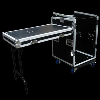 MR DJ CASE-6000 Portable Rack & Coffin Worksation Case 1 Sided