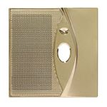 M & S Systems DMC-10DFBB-4 Door Station Faceplates (4-pack) (Bright Brass)