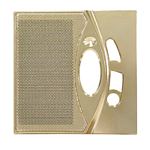 M & S Systems DMC-10PFBB-4 Patio Station Faceplates (4-pack) (Bright Brass)