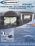 Myron Davis NV7SFT1 7 Inch Subaru Forester/Impreza Vehicle Specific In-Dash Navigation with Bluetooth