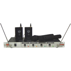Nady 401X-QUAD-HT/E4 4-Channel Professional VHF Wireless Hand-Held Microphone System