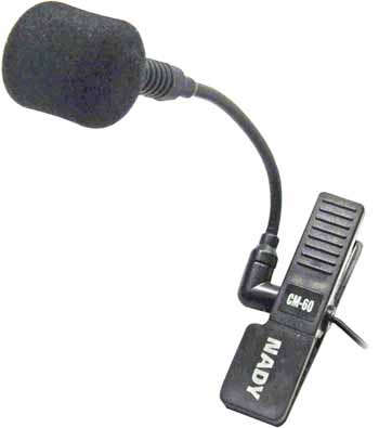 Nady CM-60 Clip-On Miniature Condenser Microphone