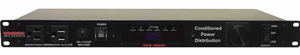 Nady CPD-1006L Conditioned Power Distribution with Sequence Controller