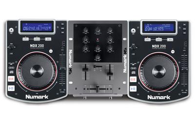 Numark CD DJ IN A BOX Complete Dual CD DJ System with Mixer
