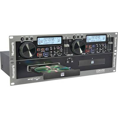 Numark DJ CDN450 Rack-Mountable Dual CD Player with MP3 Playback 