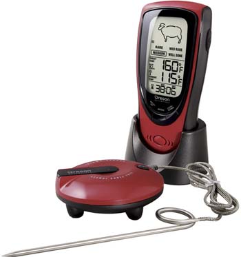 Oregon Scientific AW-131 Grill Right Wireless Talking BBQ Thermometer