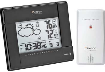 Oregon Scientific BAR-386BK Wireless Weather Forecaster