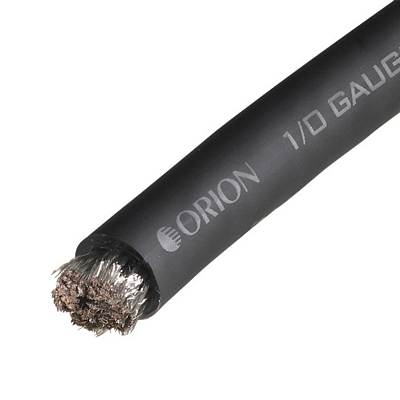 Orion Wired ORWC1G 50ft Spool 1/0 AWG Frosted Black / CEA Specifications