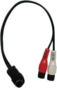 PAC AAI-ALPA Auxiliary Audio Input RCA Cable (For Aftermarket Alpine AI-Net Deck)