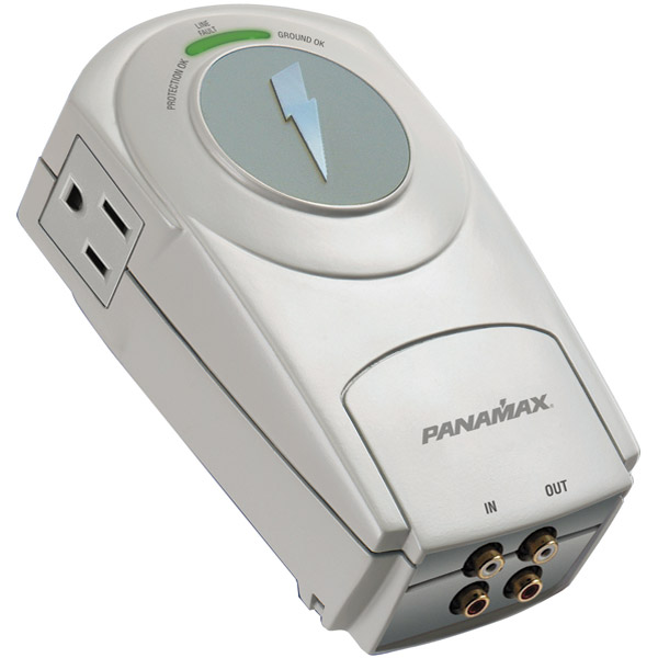 Panamax M-2SUB Multi-Use Dual-Outlet Surge Suppressor - With AV line-Level Protection