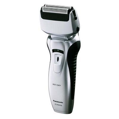 Panasonic ES-RW30-S Men's Wet/Dry Pivoting Head Shaver, with 2-Blade Cutting System and Pop-up Trimmer