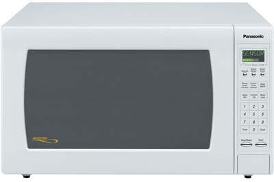 Panasonic NN-H965WF 2.2 Cu Ft White 1250-Watt Counter Top Microwave Oven With Inverter Technology