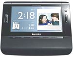 Philips AJL308 Clock Radio With 7 Inch TFT LCD Color Display And USB/SD Card Slot 