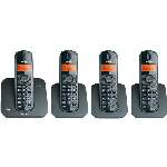 Philips CD1504B/37 DECT 6.0 Cordless Phone - 4 Handsets