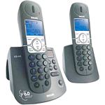 Philips CD4452B DECT 6.0 Expandable CD4 Series Cordless Telephone with Caller ID / Answering Machine