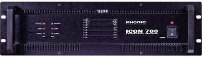 Phonic ICON-700 2 x 350 W RMS 700 Watt Contractor Power Amplifier 70V or 110V