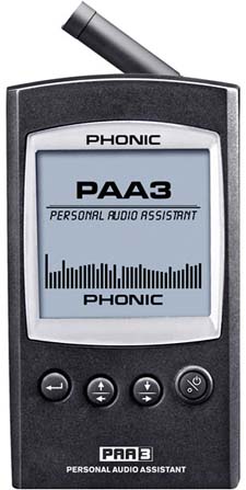 Phonic PAA3 31-Band Hand-Held Spectrum Analyzer with USB Interface