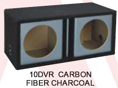 Atrend 10DVR-Charcoal Dual 10 Inch Vented Carbon Colors Subwoofer Box