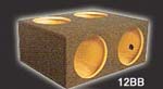 Atrend E12BB 4 - 12 Inch Sealed 2-TOP / 2-SIDE Subwoofer Box