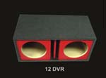 Atrend 10DVR-RED Dual 10 Inch Ported Subwoofer Box