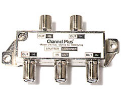Channel Plus 2514 DC and IR Passing Splitter/Combiners