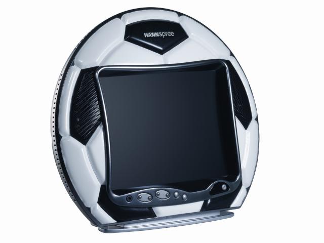 HannSpree 10 Inch DRIBBLING SOCCER LCD TV with Tuner and Speakers ST08-10U1-000