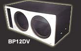 Atrend BP12DV 12 Inch Dual Ported BLACK PEARL SPL Subwoofer Box