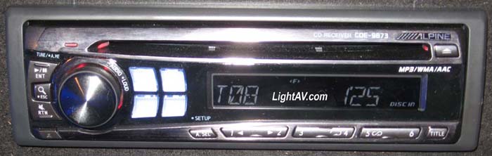 Alpine CDE-9873 CD MP3 WMA AAC Receiver