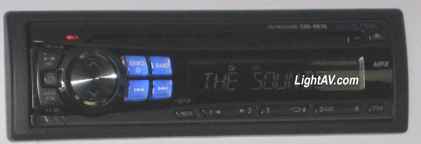 Alpine CDE-9870 CD MP3 Receiver