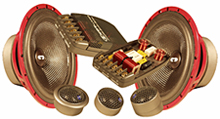 CDT Audio CL-E61CF  EX-450 xover 1 Inch silk tweeter 6.5 Inch cast carbon fiber mid woofer  CL-Component & Convertible systems