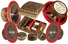 CDT Audio HD-642  HD-30 EQ 3-way  InchTransient Optimized Inch Xover, 6.75 Inch & 4 Inch cast mids, DRT-25 1 Inch silk Tweeter  HD-Series High Definition Component Series