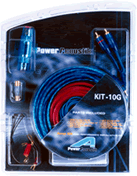 Power Acoustik KIT-10G 10 Guage 800 Watt Amplifier Installation Kit