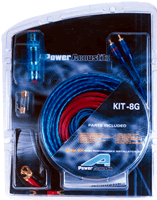Power Acoustik KIT-8G 8-Gauge 1000 Watt Amplifier Installation Kit