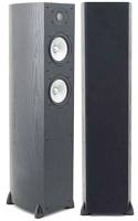Athena LS-500B Dual 6.5 Inch 2 Way Curved Cabinet  2 Way Tower Speaker