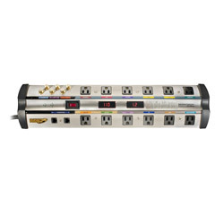 Monster Power MP-HTS2000MKII 12-Outlet Reference PowerCenter  with Stage 2 v2.0 Filtering and Phone Line/Coax Protection