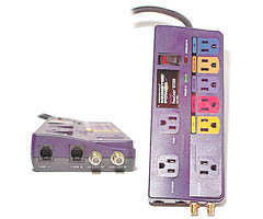 Monster Power MP-HTS800 HP 8-Outlet High Performance PowerCenter  with Coax, Phone and Line Protection