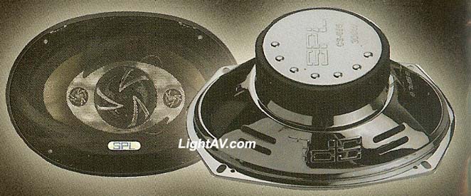 SPL CX-694 6x9 Inch 4 Way Speakers 280 Watts